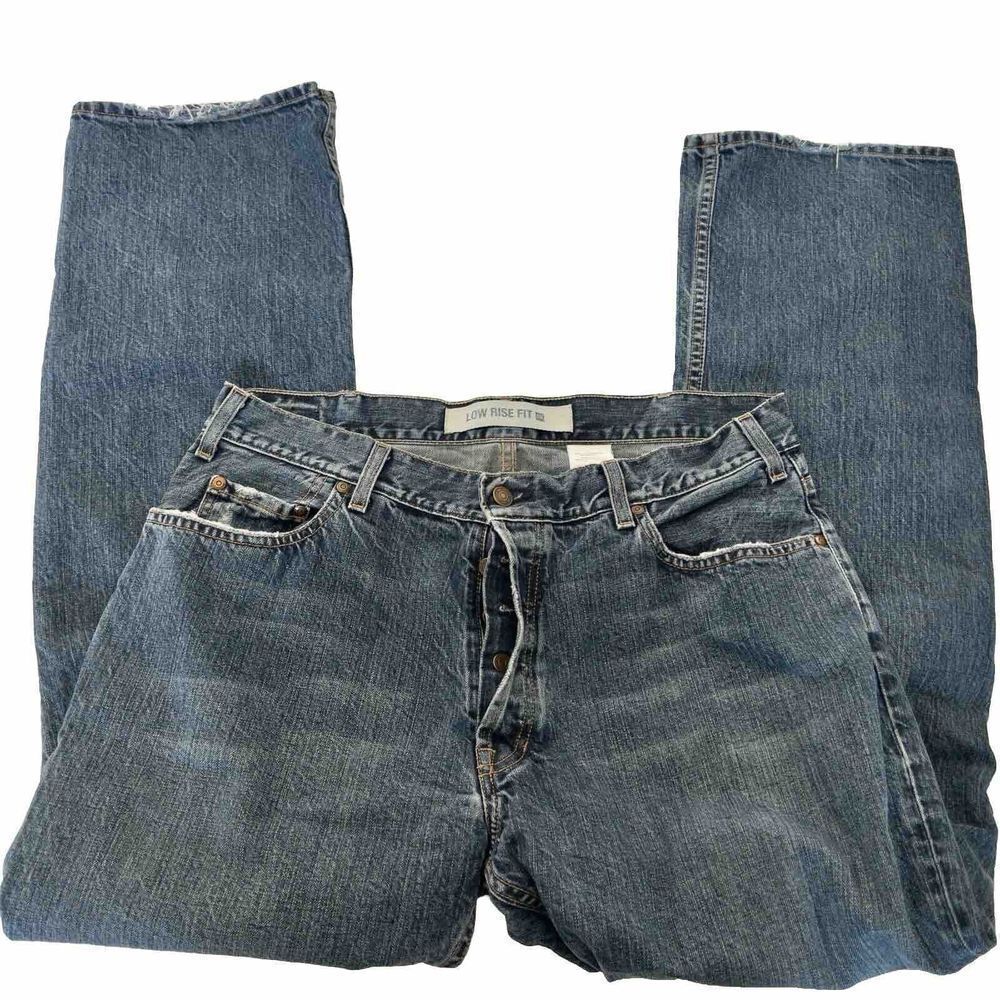 Vintage 1990’s GAP‎ Button Fly Jeans Mens 36x30 Made In USA